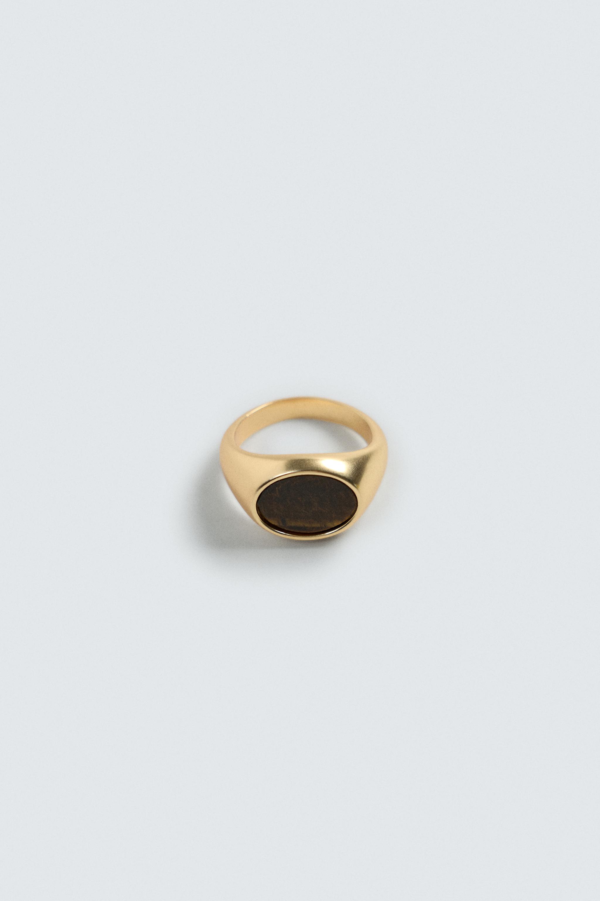 STONE SIGNET RING